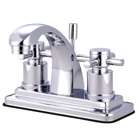 Kingston Brass KS4641DX 4" Centerset Bathroom Faucet, Polished Chrome KS4641DX